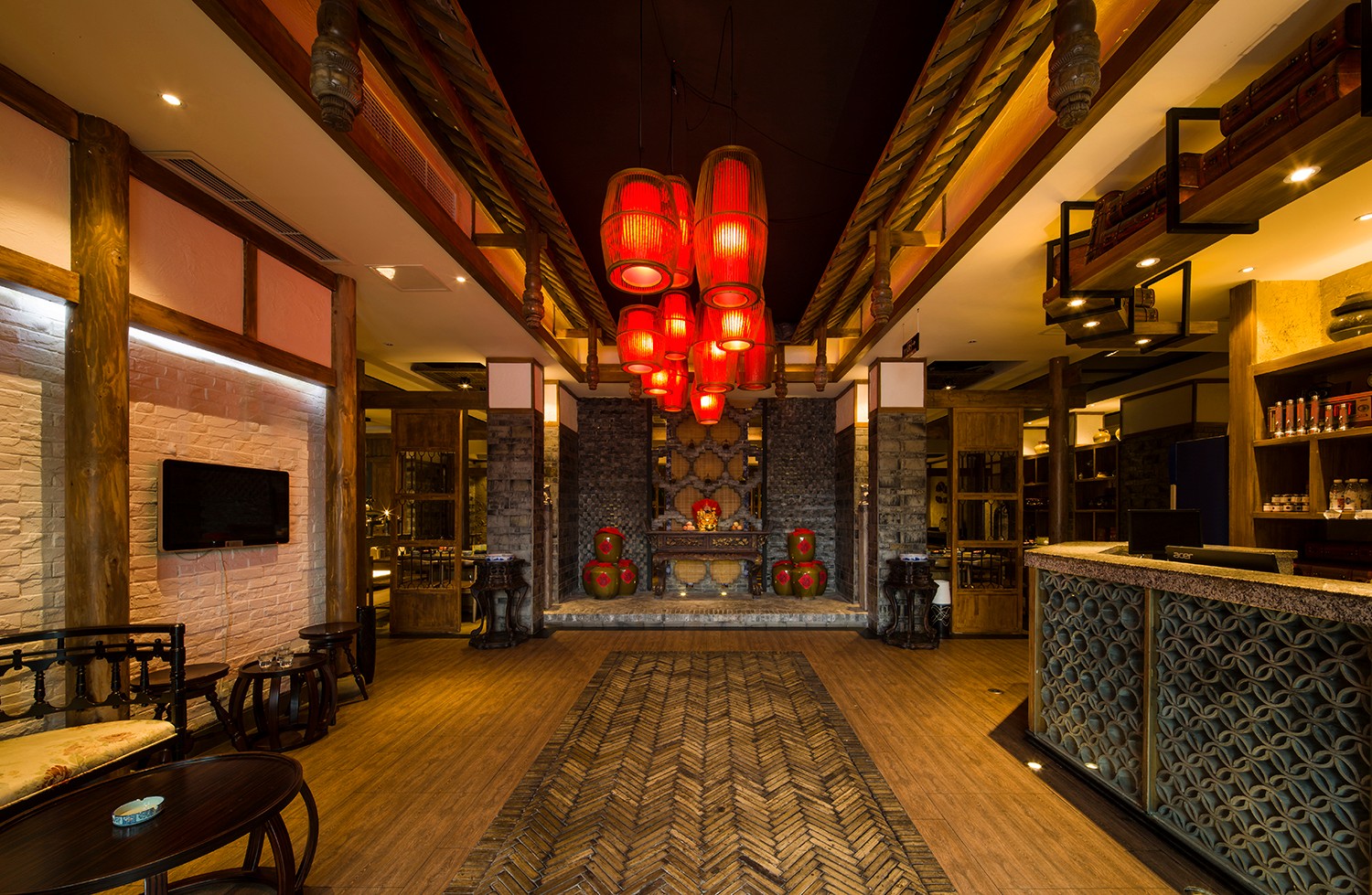 鲜道火锅店设计